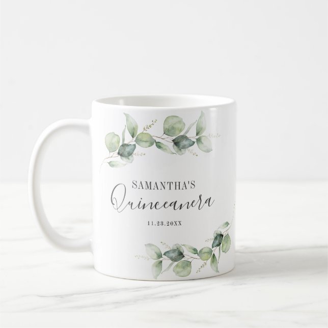 Taza De Café Eucalyptus Quinceanera (Izquierda)