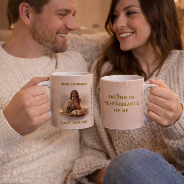 Taza De Café Eucaristía del Jueves Santo (Subido por el creador)