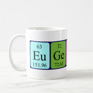 Taza De Café Eugenio tabla periódica mug