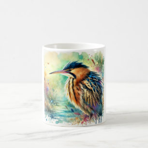 Taza De Café Eurasian Bittern 300724AREF149 - Watercolor