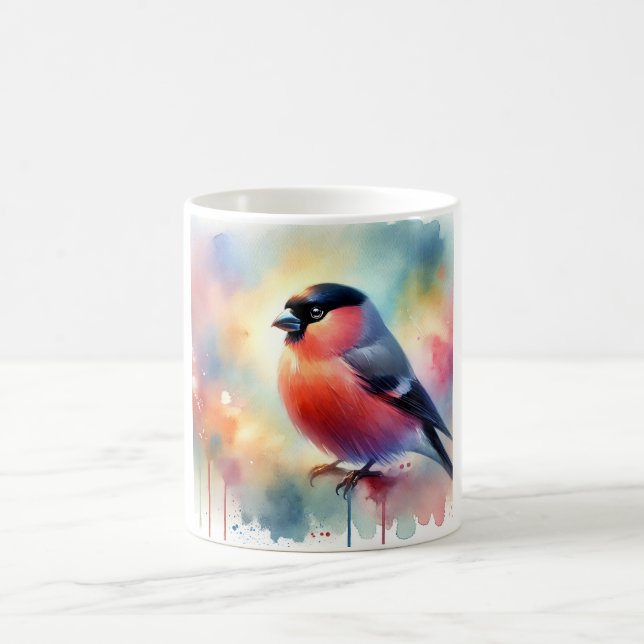 Taza De Café Eurasian Bullfinch 051024AREF143 - Watercolor (Centro)