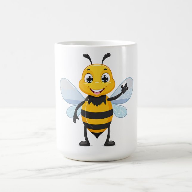 Taza De Café European honey bee (Centro)