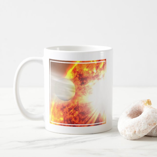 Taza De Café Evaporación de la atmósfera de Hd 189733b (Con donut)