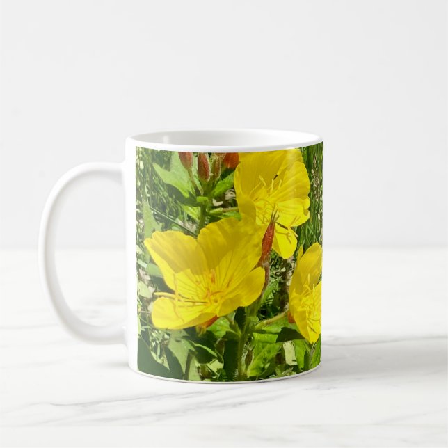 Taza De Café Evening Primrose, swallowtail butterfly mug ©️dh26 (Izquierda)