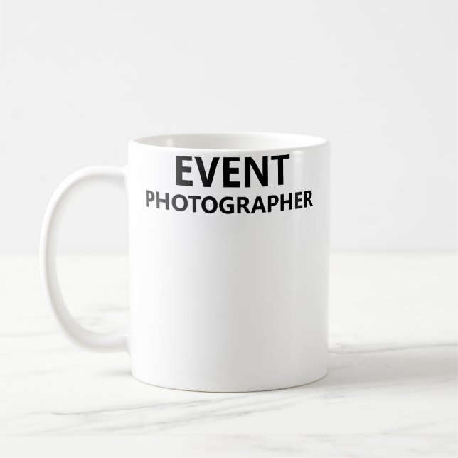 Taza De Café Event Photographer Official Staff Job Employee Pho (Izquierda)