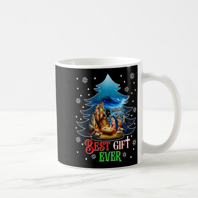 Taza De Café Ever Christmas Jesus Nativity Scene Merry Christma (Derecha)