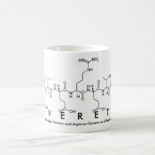 Taza De Café Everett peptide nombre mug