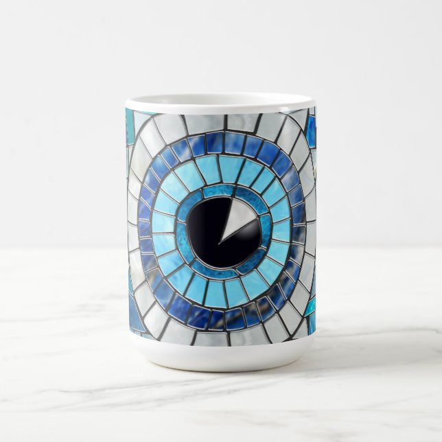 Taza De Café Evil Eye Amulet Mosaic Art (Centro)