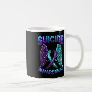 Taza De Café Evitar Alas De Concienciación Suicida Y Suicidio D