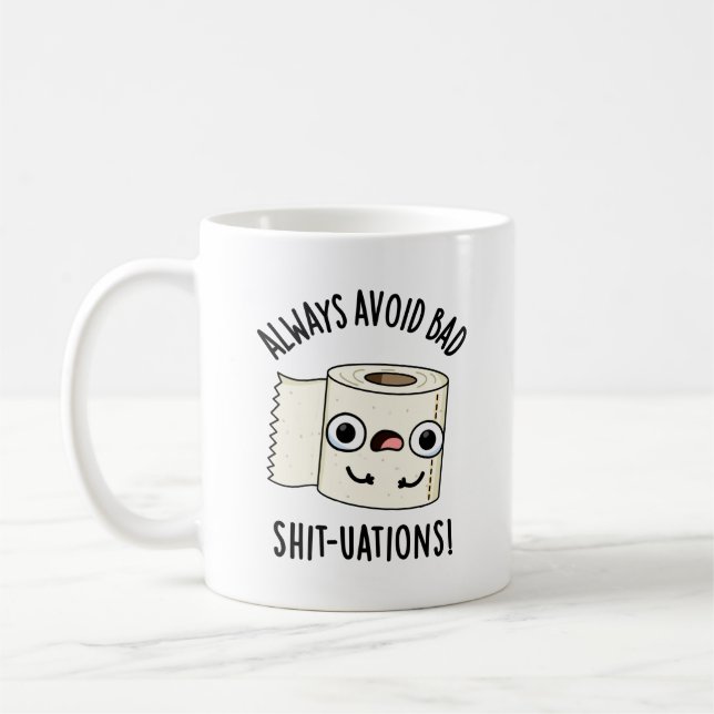 Taza De Café Evitar siempre malas salidas de papel de inodoros  (Izquierda)