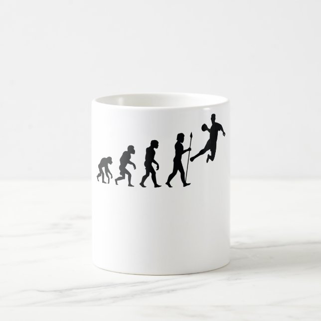 Taza De Café Evolución de Dodgeball (Centro)