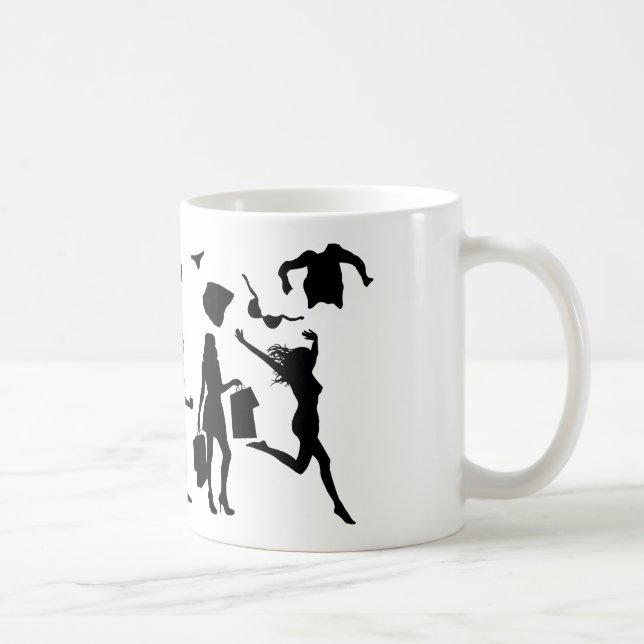 Taza De Café Evolución De La Mujer Liberada (Mujer Naturista) (Derecha)