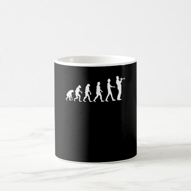 Taza De Café Evolución de trompeta (Centro)