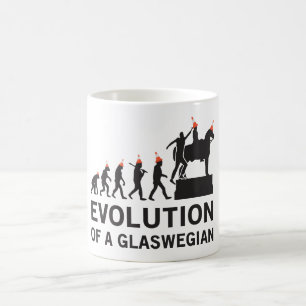 Taza De Café Evolución de un hongo glaswegian (Glasgow)
