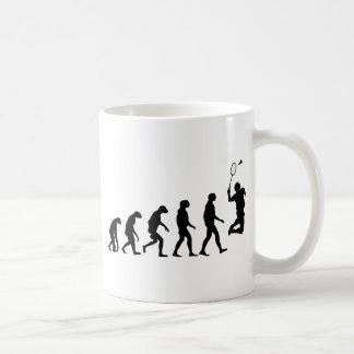 Taza De Café Evolución del bádminton