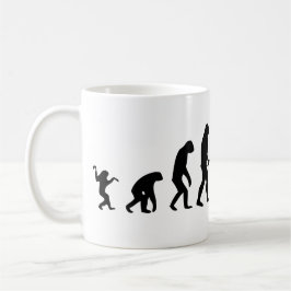 Taza De Café Evolución del café moto Mug