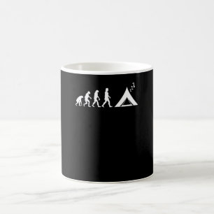 Taza De Café Evolución del camping