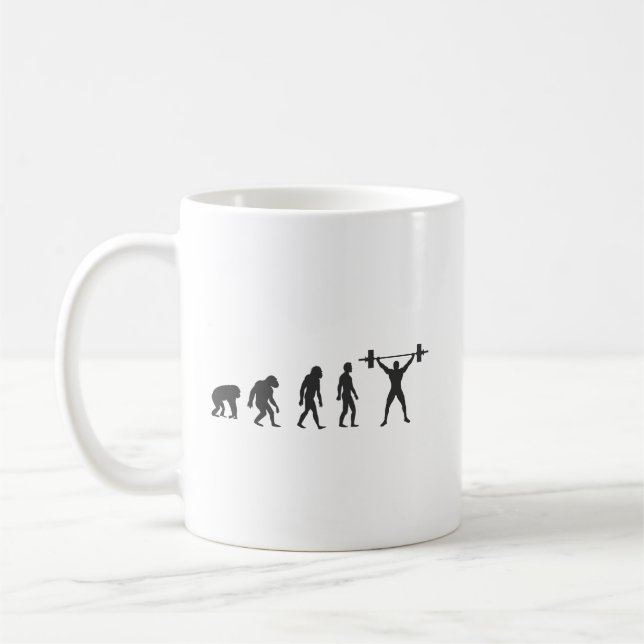 Taza De Café Evolución del Hombre (Izquierda)