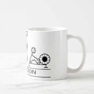 Taza De Café Evolución del hombre con el rowing