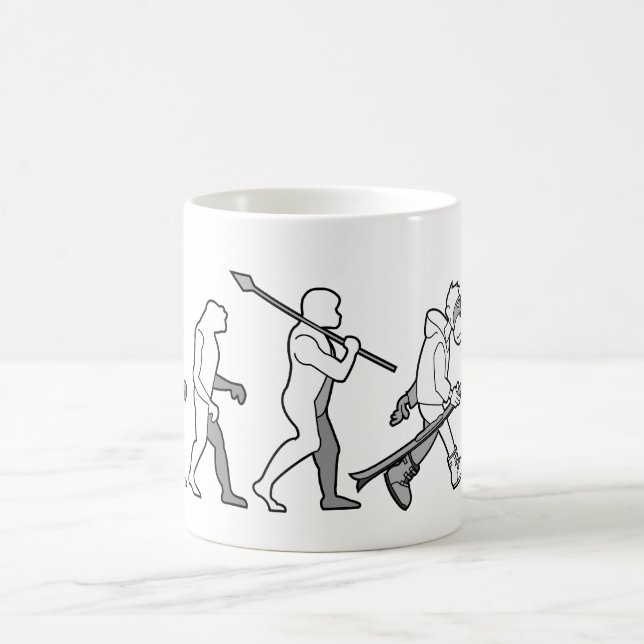 Taza De Café Evolución del huésped de la nieve (Centro)