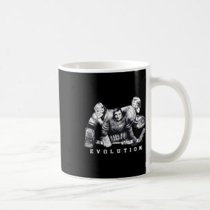 Taza De Café Evolución del portero de hockey sin máscara Máscar