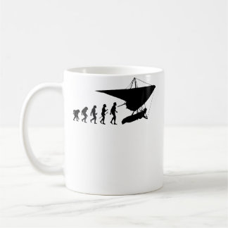 Taza De Café Evolución del vuelo en ala delta