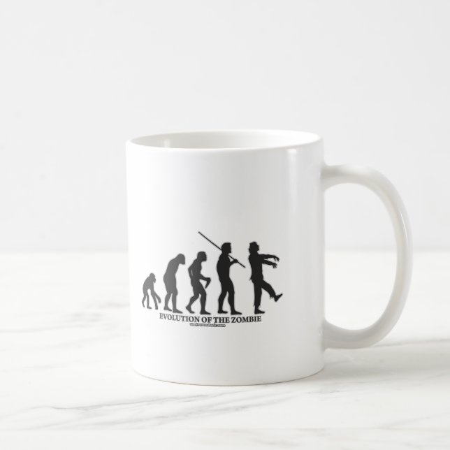 Taza De Café Evolución del zombi (Derecha)