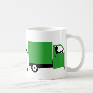 Taza De Café Evolución of usted Piaggio Ape mini transporter