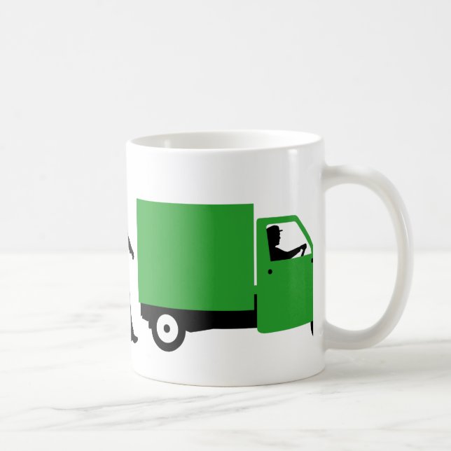 Taza De Café Evolución of usted Piaggio Ape mini transporter (Derecha)