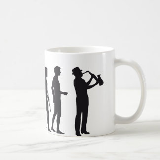 Taza De Café Evolución saxophon