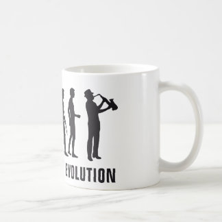 Taza De Café Evolución saxophon