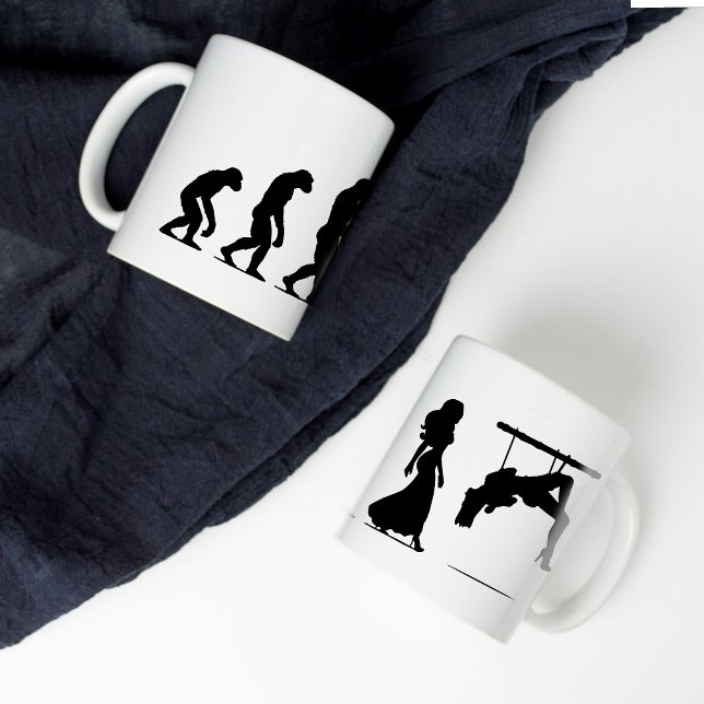 Taza De Café Evolución shibari (Evolution of shibari mug)
