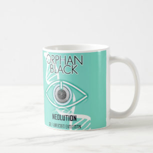 Taza De Café Evolución Uno mismo-Dirigida (ropa negra huérfan