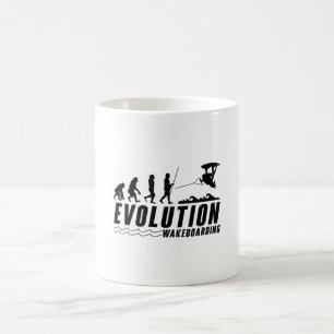 Taza De Café Evolución Wakeboard Wake Wakeboard Wakeboarder