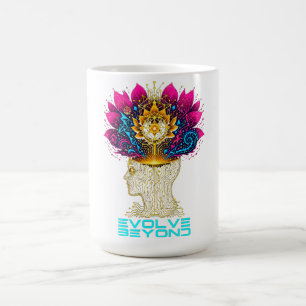 Taza De Café Evoluciona Más Allá de la Mente Cibernética Camise