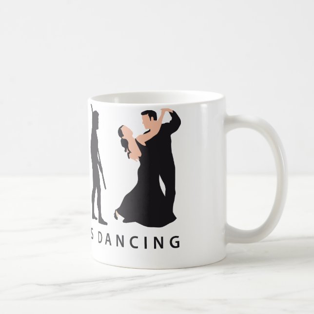 Taza De Café evolution dancing couple (Derecha)