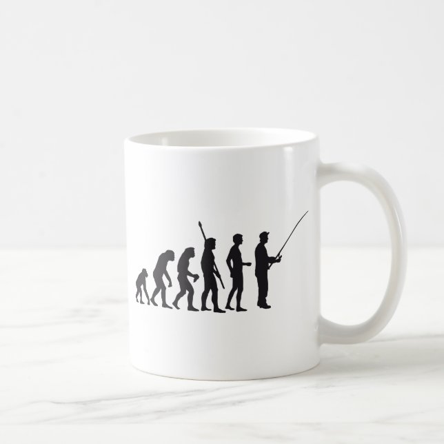 Taza De Café evolution fishing (Derecha)