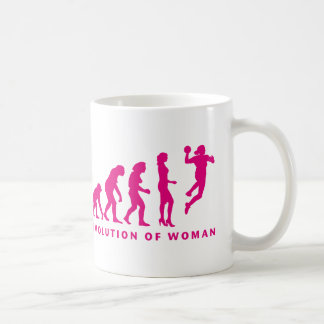 Taza De Café evolution of handball woman