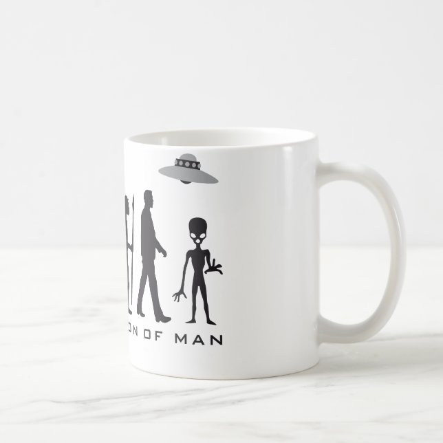 Taza De Café evolution of usted alien (Derecha)