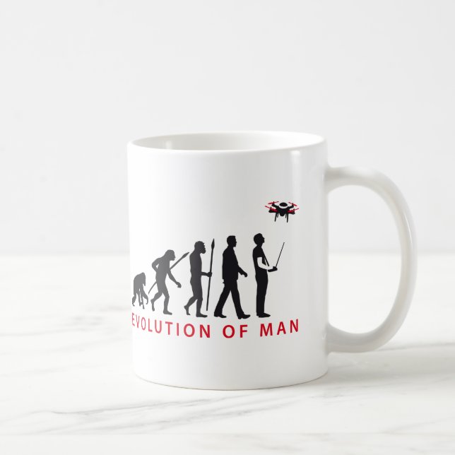 Taza De Café evolution of usted controlling drone (Derecha)