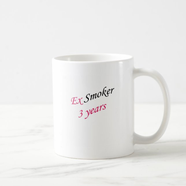 Taza De Café ex-fumador de 3 años (Derecha)