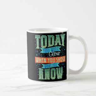 Taza De Café Examen del día de prueba del docente motivacional