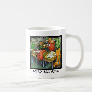 Taza De Café Examen Divertido de Barra de Ensaladas