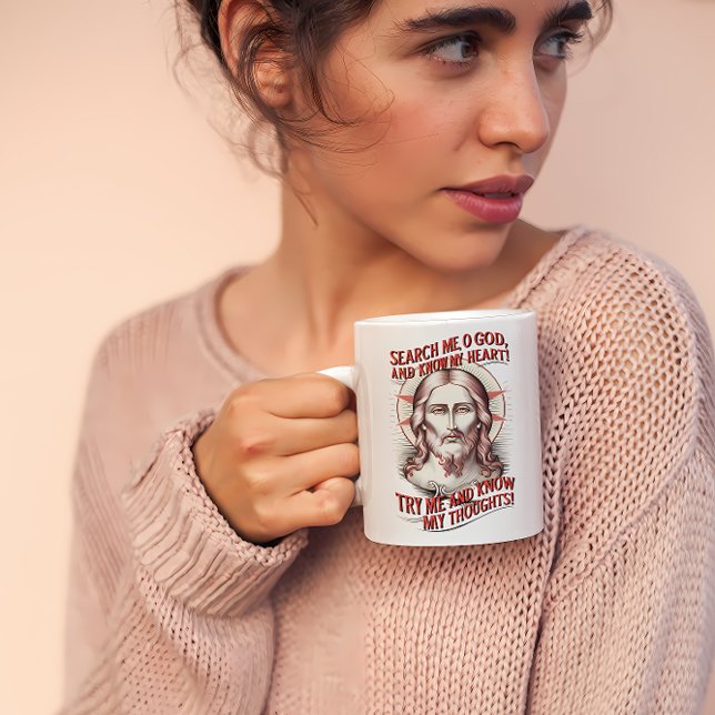 Taza De Café Examíname oh Dios (Subido por el creador)