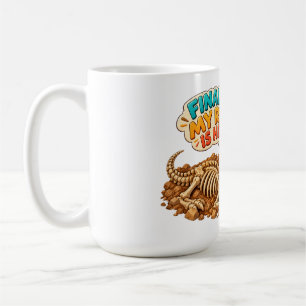 Taza De Café Excavación Divertida de Fósiles de Dinosaurio
