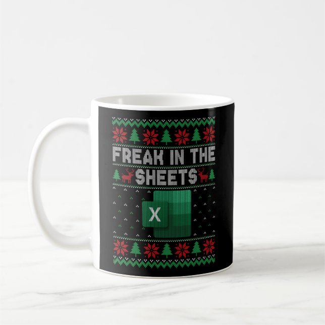 Taza De Café Excel Freak In The Sheets Spreadsheet Ugly (Izquierda)