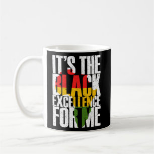Taza De Café Excelencia Negra Orgullo Negro Africano Hi