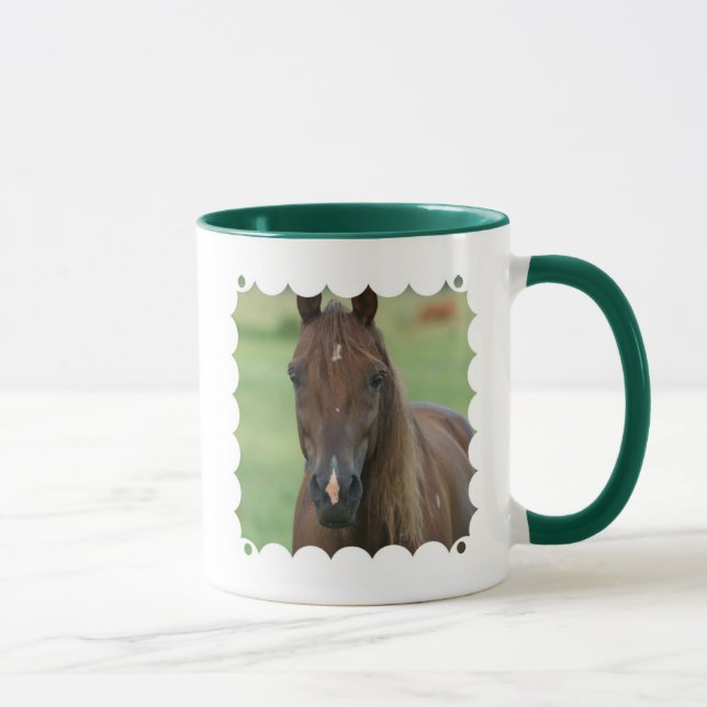 Taza de café excelente del caballo de raza (Derecha)