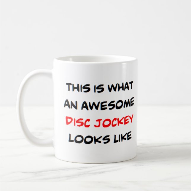 Taza De Café excelente jinete de discos (Izquierda)
