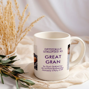 Taza De Café Excelentes fotos personalizadas del bebé Gran 2 y